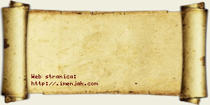 Jabuka Joksić vizit kartica